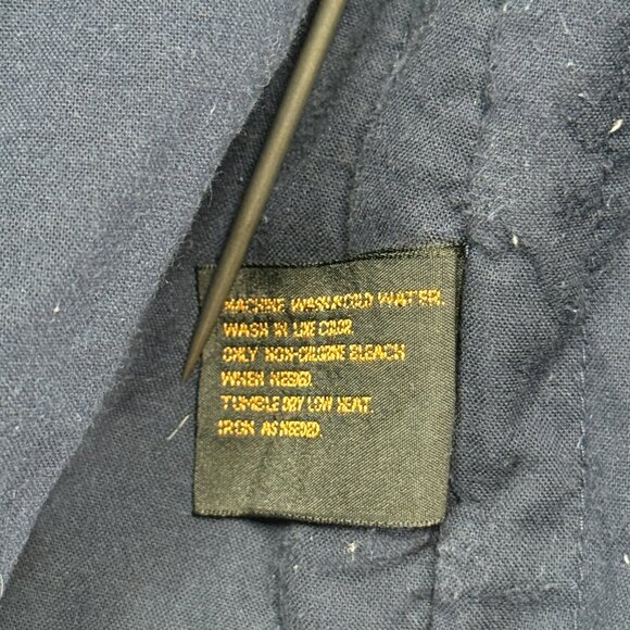 Vintage Eddie Bauer Hoodie Full Zip Green Cotton Blend Heavyweight Size Tall M - Picture 14 of 15